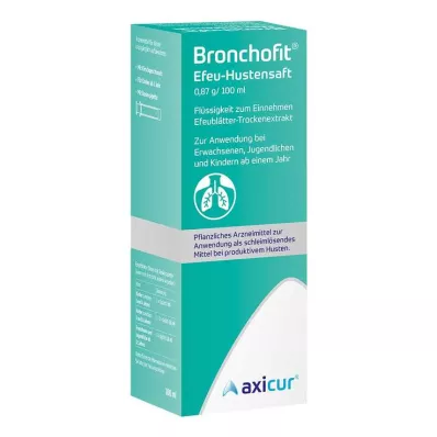 Delivery service from Germany - BRONCHOFIT Ivy cough syrup 0.87 g/100 ml  FLE, 100 ml
