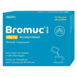BROMUC acute 600 mg cough solver Plv.z.H.e.L.z.Einn., 10 pcs