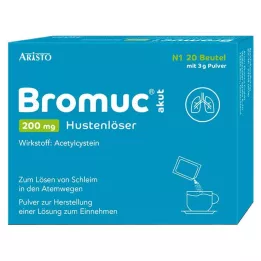 BROMUC acute 200 mg cough solver Plv.z.H.e.L.z.Einn., 20 pcs