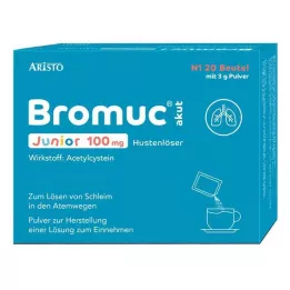 BROMUC akut Junior 100 mg cough expectorant P.H.e.L.z.E., 20 pcs