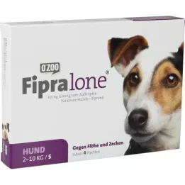 FIPRALONE 67 mg solution for drops for small dogs, 4 pcs
