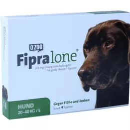 FIPRALONE Διάλυμα 268 mg για στάξιμο για μεγαλόσωμους σκύλους, 4 τεμ