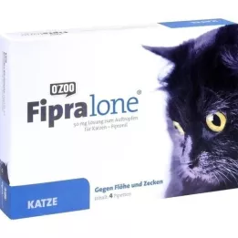 FIPRALONE 50 mg Rozwiązanie do kapiących dla kotów, 4 szt