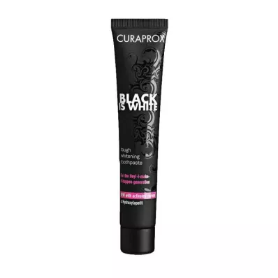 CURAPROX black is white charcoal toothpaste, 90 ml