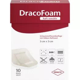DRACOFOAM Sensitively foamst. 5x5 cm, 10 pcs