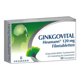 GINKGOVITAL Heumann 120 mg film-coated tablets, 30 pcs