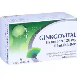 GINKGOVITAL Heumann 120 mg film -coated tablets, 60 pcs