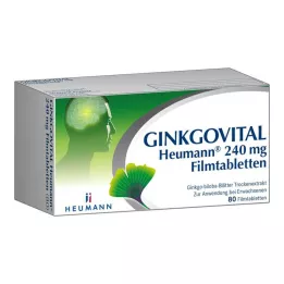 GINKGOVITAL Heumann 240 mg film-coated tablets, 80 pcs