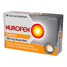 NUROFEN 200 mg orodispersible tablets Lemon, 24 pcs