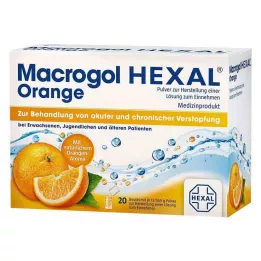 MACROGOL HEXAL Orange Plv.z.Her.e.Lsg.z.Einn.Btl., 20 pcs