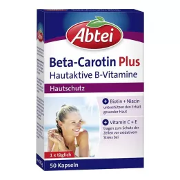 ABTEI Beta-Carotene Plus Skin-Active B-Vitamins Capsules, 50 pcs