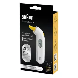 BRAUN THERMOSCAN 3 infrared ear thermometers, 1 pc