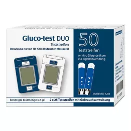 GLUCO TEST DUO Test strips, 50 pcs