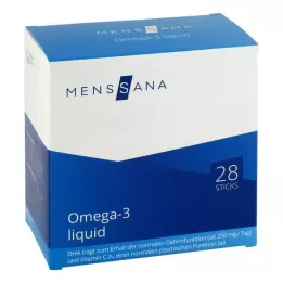 OMEGA-3 LIQUID MensSana Sticks, 28 pcs