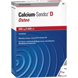 CALCIUM SANDOZ D Osteo 500 mg/1,000 I.E. KauTabl., 120 pcs