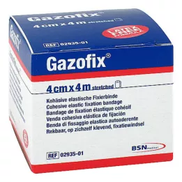 GAZOFIX Fixation bandage cohesive 4 cmx4 m, 1 pc