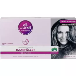 ELL-CRANELL Κάψουλες Hair Fullness+ για γυναίκες, 180 τεμ