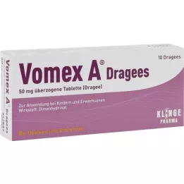 VOMEX A dragees 50 mg covered tablets, 10 pcs
