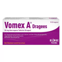 VOMEX A Dragees 50 mg coated tablets, 10 pcs
