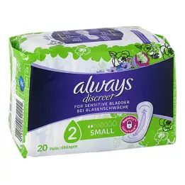 ALWAYS discreet incontinence insert small, 20 pcs