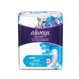 ALWAYS discreet incontinence insert long, 10 pcs