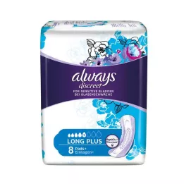 ALWAYS discreet incontinence insert long plus, 8 pieces