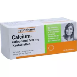 CALCIUM-RATIOPHARM 500 mg Kautabletten, 100 St