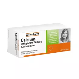 CALCIUM-RATIOPHARM 500 mg chewable tablets, 100 pcs