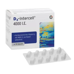 D3-INTERCELL 4,000 IU capsules, 90 pcs