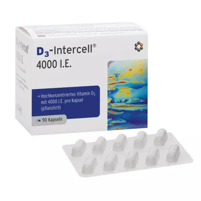 D3-INTERCELL 4,000 IU capsules, 90 pcs D3-INTERCELL 4,000 IU capsules, 90 pcs