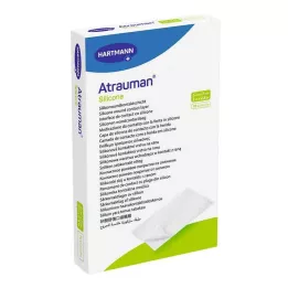 ATRAUMAN Silicone sterile 5x7 cm compresses, 10 pcs