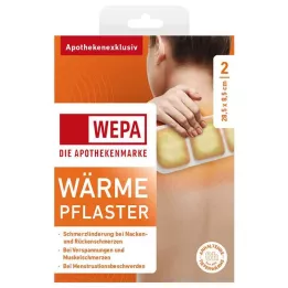 WÄRMEPFLASTER Neck/Back 8.5x28.5 cm WEPA, 2 pieces