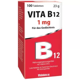 VITA B12 1 mg mint flavor lozenges, 100 pcs