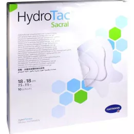 HYDROTAC comfort sacral foam connection 18x18 cm sterile, 10 pcs