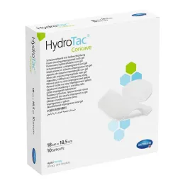 Hydrotac concave foam dressing 18x18.5 cm, 10 pcs