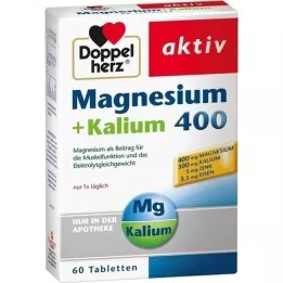 DOPPELHERZ Magnesium+potassium tablets, 60 pcs