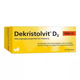 DEKRISTOLVIT D3 5,600 IU tablets, 60 pcs