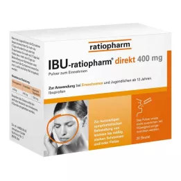IBU-RATIOPHARM direct 400 mg powder for oral use, 20 pcs