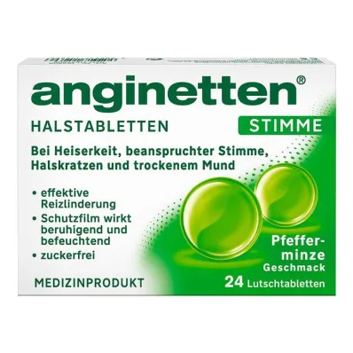 Anginette voice lozenges, 24 pcs Anginette voice lozenges, 24 pcs