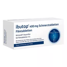 IBUTOP 400 mg painkillers film-coated tablets, 50 pcs