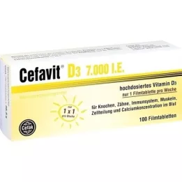 CEFAVIT D3 7,000 I.E. film -coated tablets, 100 pcs