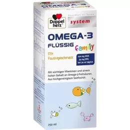 DOPPELHERZ Omega-3 flüssig family system, 250 ml