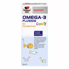 DOPPELHERZ Omega-3 liquid family system, 250 ml