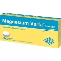 MAGNESIUM VERLA chewing tabs, 30 pcs