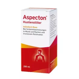 ASPECTON Cough Suppressant Icelandic Moss Juice, 200 ml