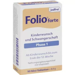 FOLIO 1 forte iodine -free film -coated tablets, 90 pcs