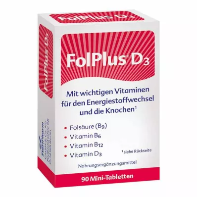 FOLPLUS+D3 tablets, 90 pcs FOLPLUS+D3 tablets, 90 pcs