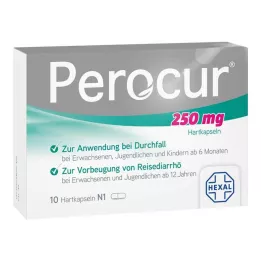 PEROCUR 250 mg hard capsules, 10 pcs
