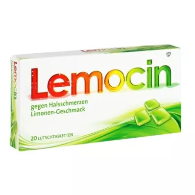 LEMOCIN against sore throat lozenges, 20 pcs