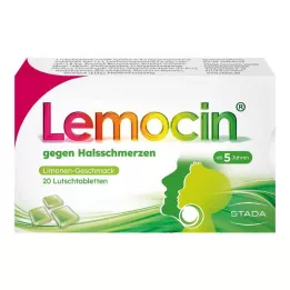 LEMOCIN against sore throat lozenges, 20 pcs